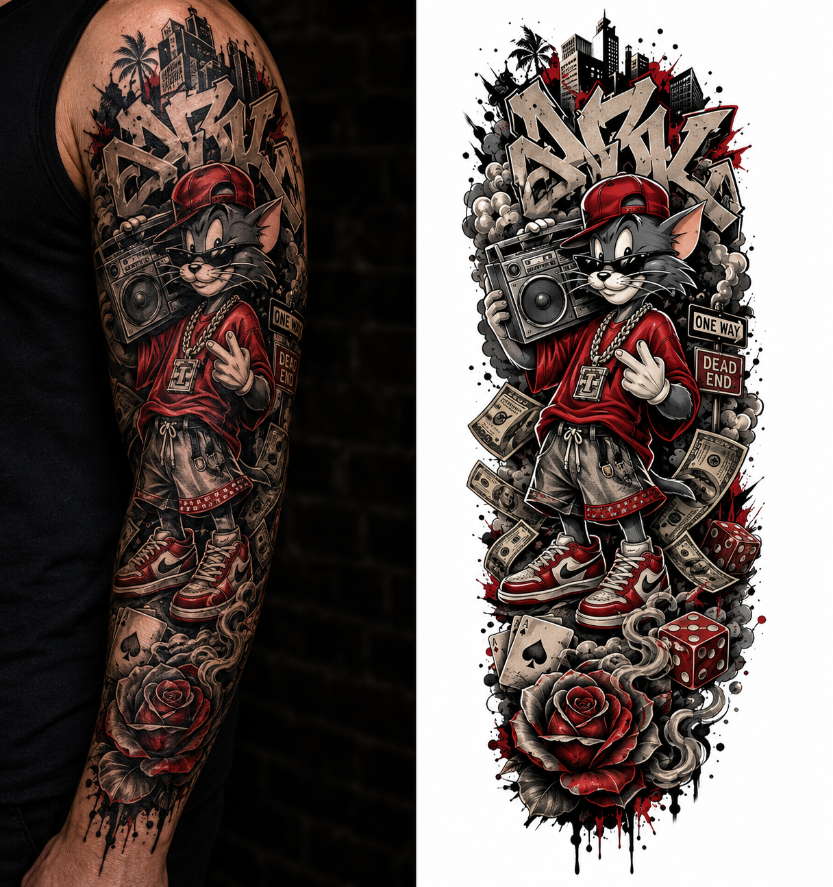 tommy rap tattoo model preview